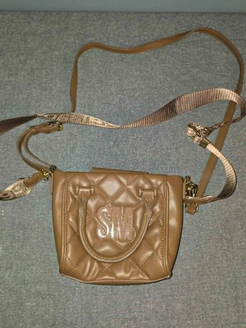 Steve Madden SM Quilted Mini Satchel / Crossbody Bag
